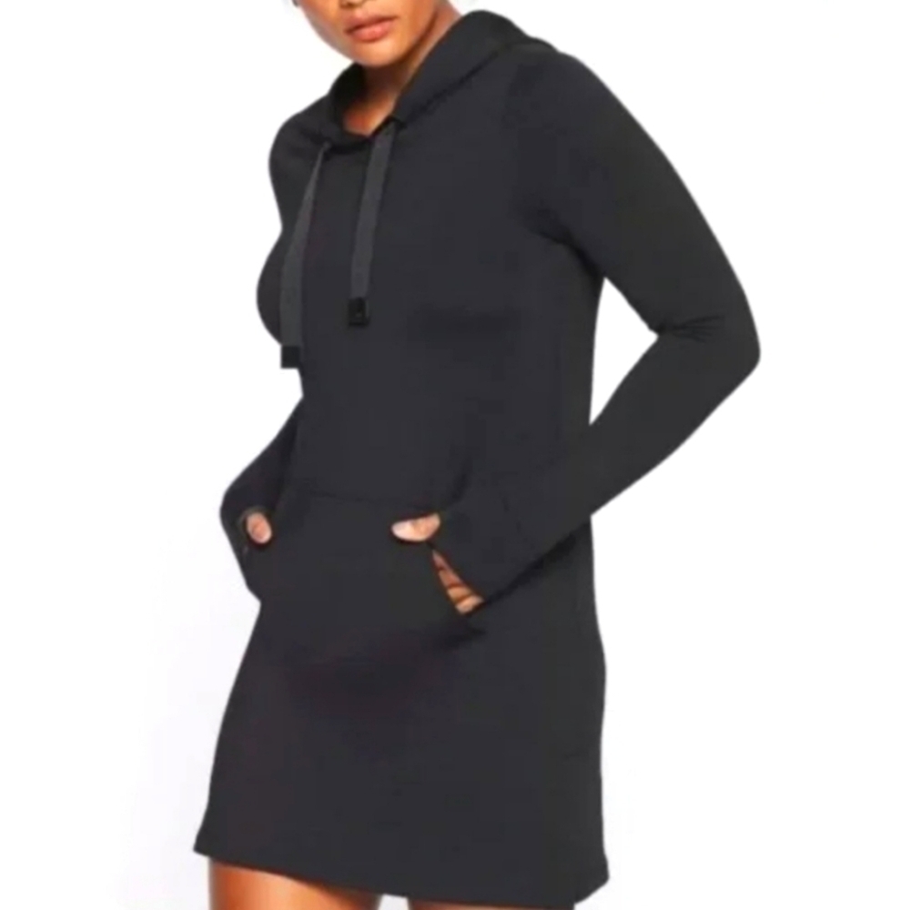 Athleta Gray Surrey Hills Oversized Sweater Dress M